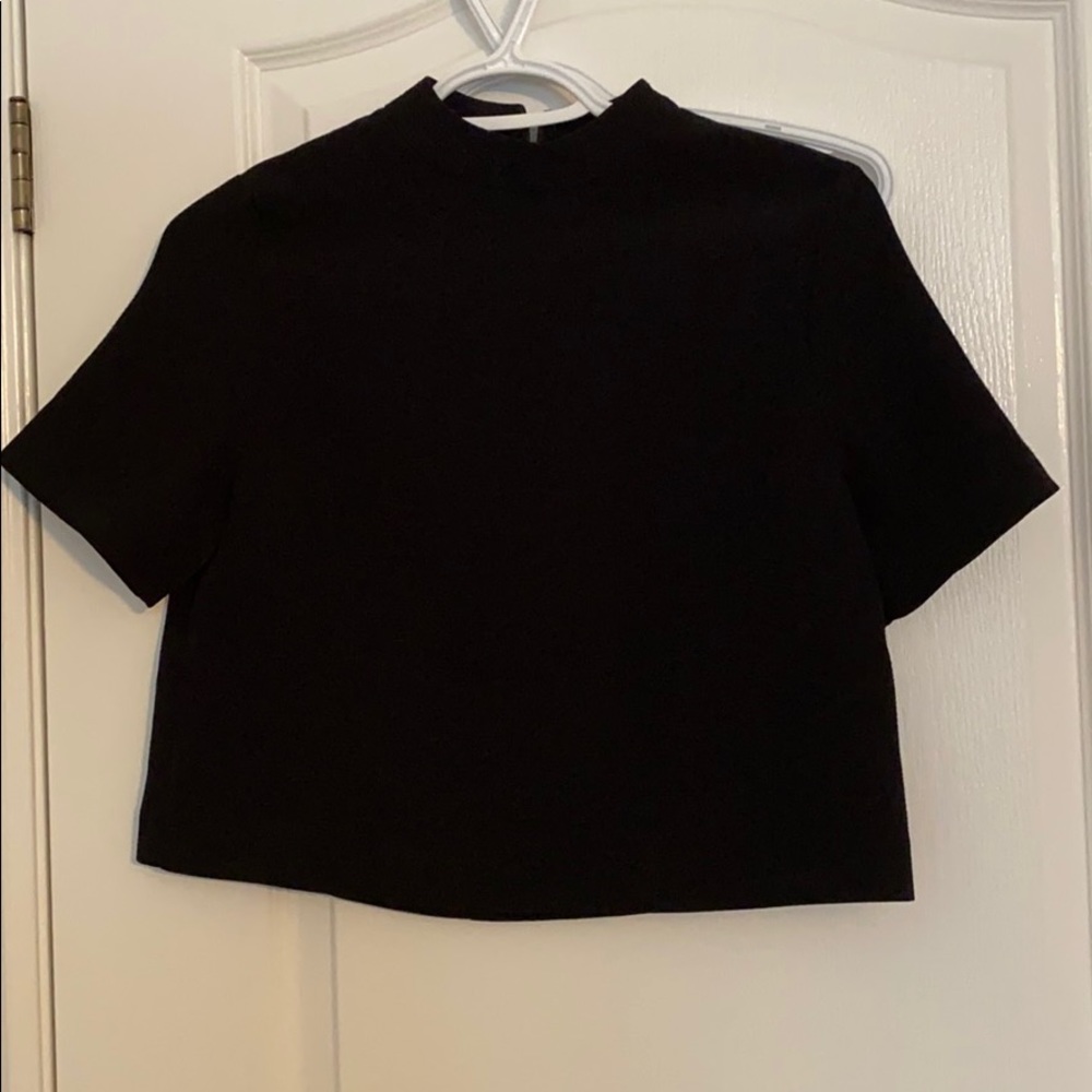 Mock Neck Blouse